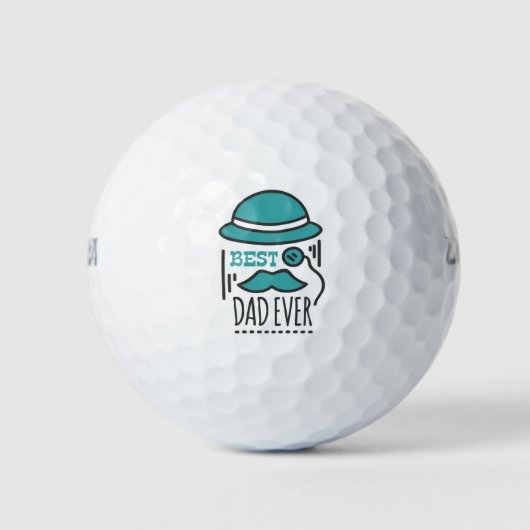 Beste vader ooit golfballen (Voorkant)