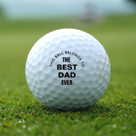 Beste vader ooit golfballen