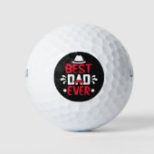 Beste vader ooit golfballen (Voorkant)