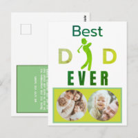 Beste vader ooit golfer Aangepaste foto boodschap