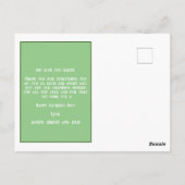 Beste vader ooit golfer aangepaste foto boodschap briefkaart (Achterkant)