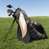 Beste vader ooit golfhanddoek (Groen)