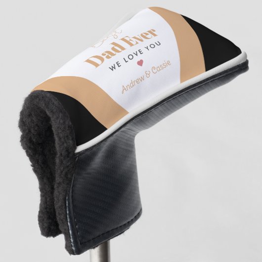 Beste vader ooit golfheadcover (3/4 voorkant)