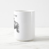 Beste vader ooit gorilla met baby magische mok (Midden)