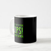 Beste vader ooit grappig cadeau voor vaders koffiemok (Voorkant links)