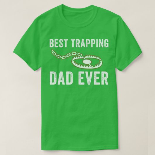 Beste Vader ooit Grappig Vader Trapper Trap H T-shirt (Design voorkant)