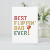 Beste vader ooit grappige koken BBQ Father Gift Bedankkaart (Staand voorkant)