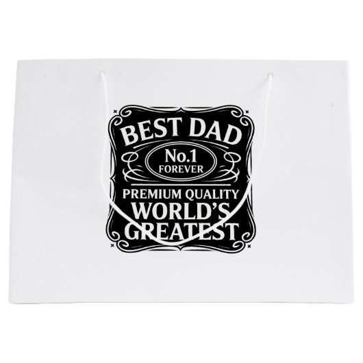 Beste vader ooit groot cadeauzakje (Voorkant)