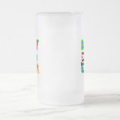 Beste vader ooit Grote Frosted Glass Mok (Center)