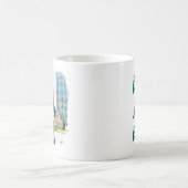 Beste vader ooit grunge border foto koffiemok (Center)