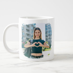 Beste Vader Ooit Grunge Rand Foto Grote Koffiekop