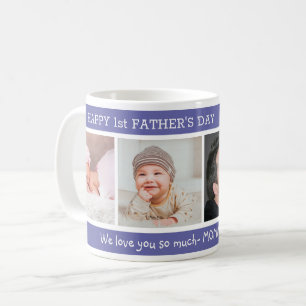Beste vader ooit Happy 1st Vaderdag 4 Foto  Koffiemok