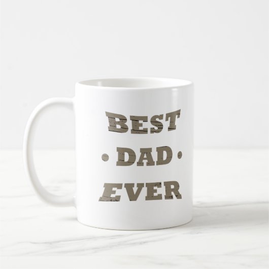 Beste vader ooit Happy Fathers dag cadeau ideeën Koffiemok (Links)