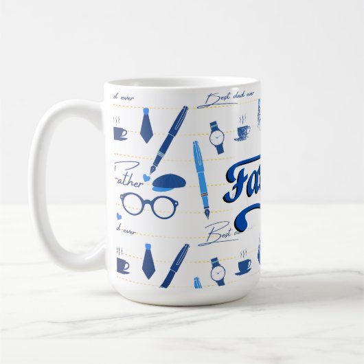 Beste vader ooit, Happy Vaderdag Koffiemok (Links)