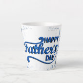 Beste vader ooit, Happy Vaderdag Latte Mok (Voorkant)