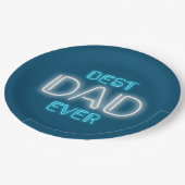 Beste vader ooit Happy Vaderdag | Papieren Bordje (Gekanteld)