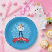 Beste vader ooit Happy Vaderdag | Papieren Bordje (Feest)