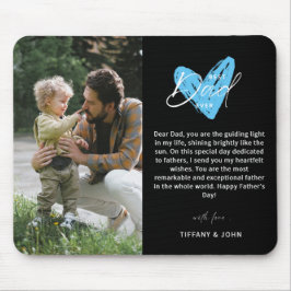 Beste vader ooit Happy Vaderdag Photo Keepslag Muismat