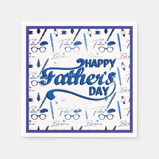 Beste vader ooit, Happy Vaderdag Servet (Voorkant)