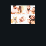 Beste vader ooit hart aangepaste foto collage canvas afdruk<br><div class="desc">Vier een speciale eerste Vaderdag met onze "Eenvoudige Schattigee Best Dad Ever Heart Family Custom Photo Collage stretched canvas". Dit charmante, uitgestrekte fotodoek heeft een collage van uw favoriete afbeeldingen, waardoor het een unieke en oprechte aandenken is. Perfect voor het weergeven van gekoesterde herinneringen, dit gepersonaliseerde geschenk zal een constante...</div>