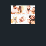 Beste vader ooit hart aangepaste foto collage canvas afdruk<br><div class="desc">Vier een speciale eerste Vaderdag met onze "Eenvoudige Schattigee Best Dad Ever Heart Family Custom Photo Collage stretched canvas". Dit charmante, uitgestrekte fotodoek heeft een collage van uw favoriete afbeeldingen, waardoor het een unieke en oprechte aandenken is. Perfect voor het weergeven van gekoesterde herinneringen, dit gepersonaliseerde geschenk zal een constante...</div>