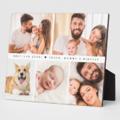 Beste vader ooit hart aangepaste foto raster fotoplaat (Zijkant)