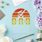 Beste vader ooit: het Man, de mythe, de legende Acryl Uitnodigingen (Insitu (Huwelijk))