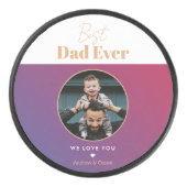 Beste vader ooit hockey puck (Voorkant)