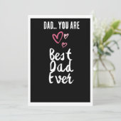 Beste vader ooit Hohiday Wish Kaart (Staand voorkant)