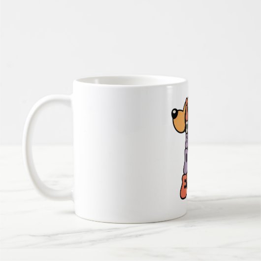 Beste vader ooit hond grafisch koffiemok (Links)
