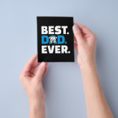 Beste vader ooit | Hondenliefhebber Cadeau Flyer (Hand)