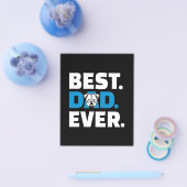 Beste vader ooit | Hondenliefhebber Cadeau Flyer (Enkel)