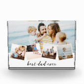 Beste vader ooit horizontaal blok fotoblok (Voorkant)