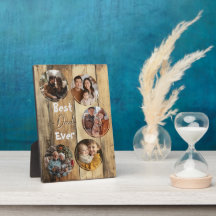 Beste vader ooit houten achtergrond oud geel