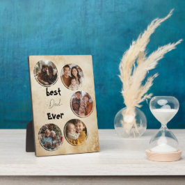 Beste vader ooit houten achtergrond rustiek fotoplaat