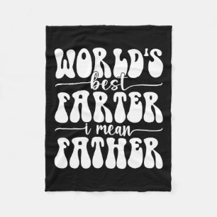 Beste vader ooit, ik bedoel vader scheet Vaderdag Fleece Deken