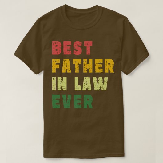 Beste vader ooit in de wet t-shirt (Design voorkant)
