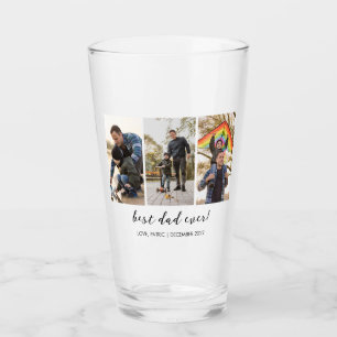 Beste vader ooit in keepomwille Multi Photo Glass Glas