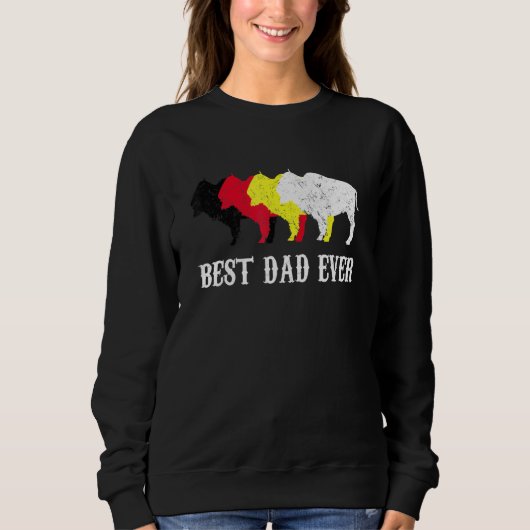 Beste vader ooit Indiaanse Tribe Pride F Trui (Voorkant)