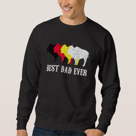 Beste vader ooit Indiaanse Tribe Pride F Trui (Voorkant)