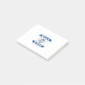 Beste vader ooit Israëlische vlag Post-it® Notes (Schuin)