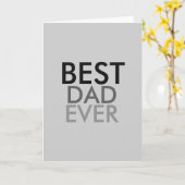 Beste vader ooit kaart (Gele Bloem)