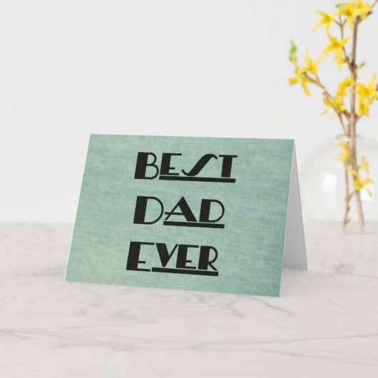 Beste vader ooit kaart (Gele Bloem)
