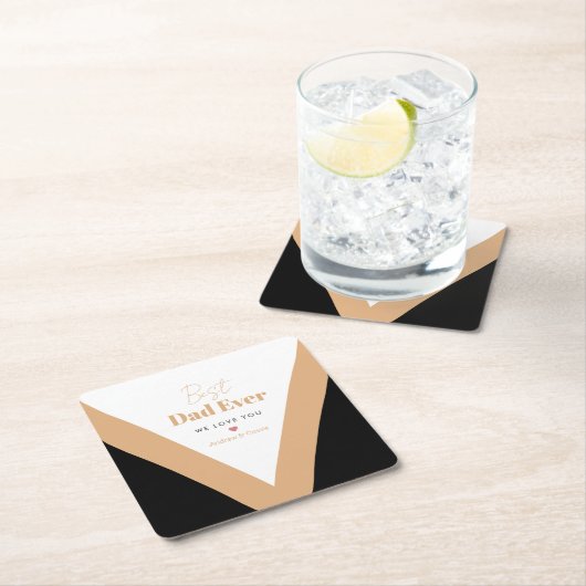 Beste vader ooit kartonnen onderzetters (Insitu)