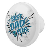 Beste vader ooit keramische knop (Rechts)
