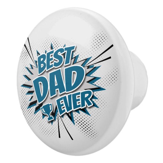 Beste vader ooit keramische knop (Rechts)