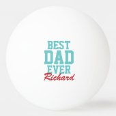 Beste vader ooit kerstfoto pingpongballen (Voorkant)