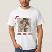 Beste vader ooit kerstShirt T-shirt (Voorkant)