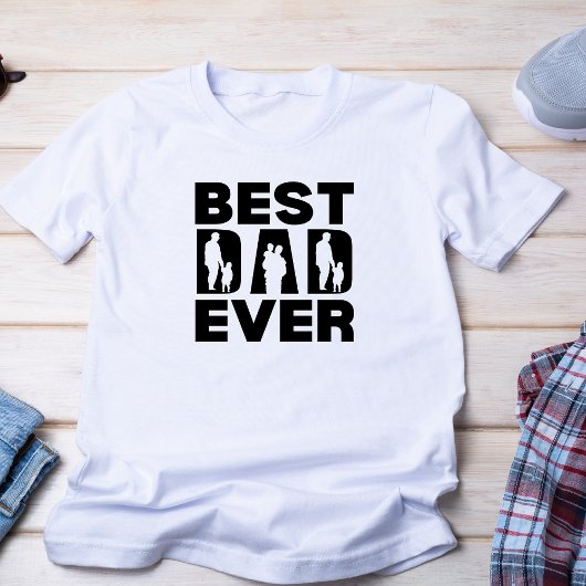 Beste vader ooit Kind Silhouette Gift T-shirt