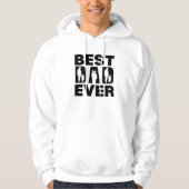 Beste vader ooit Kind Silhouette Hoodie (Voorkant)